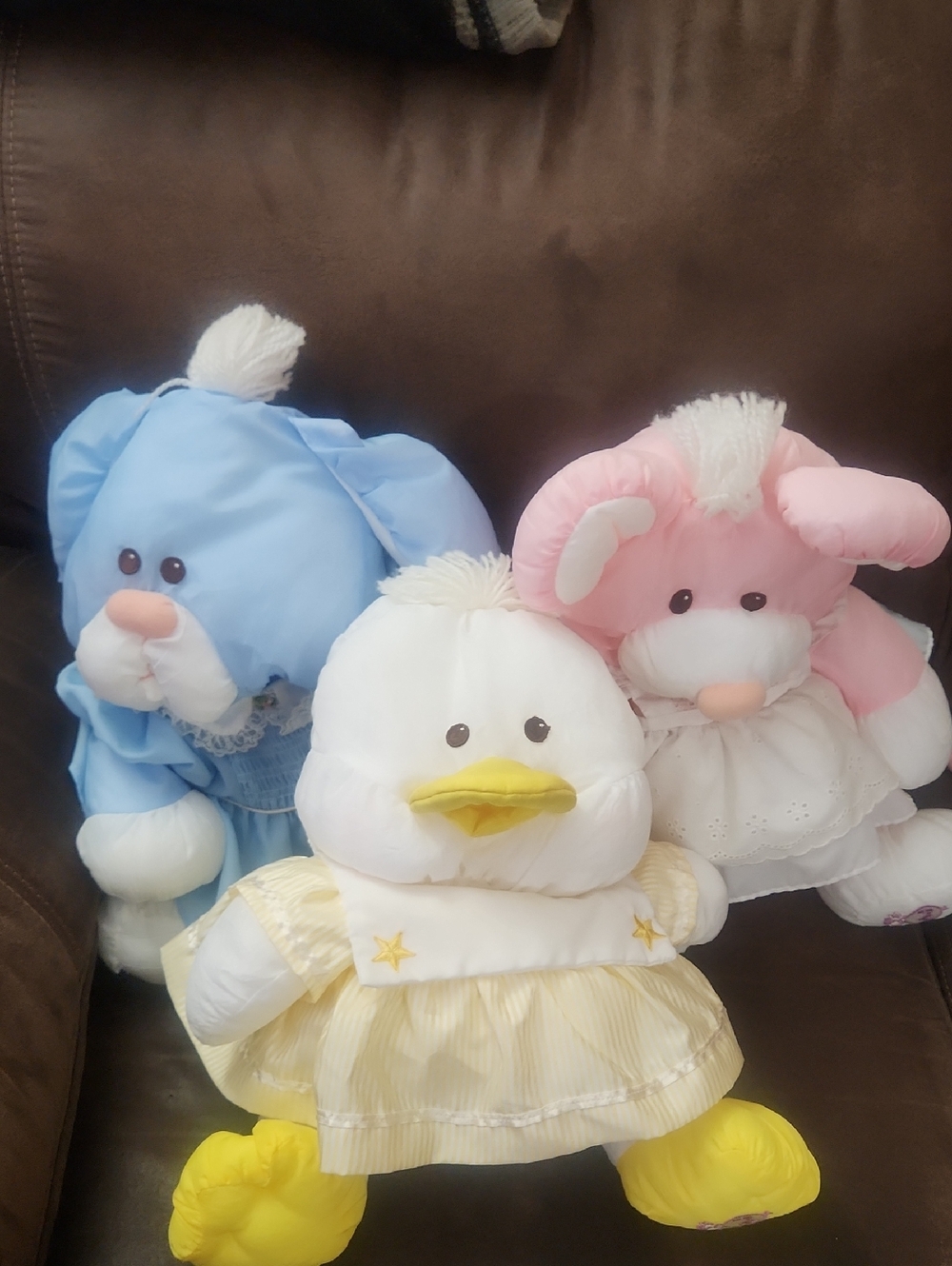 Vintage 80’s Bundle of 3 Fisher Price The Puffalumps Plush Animals